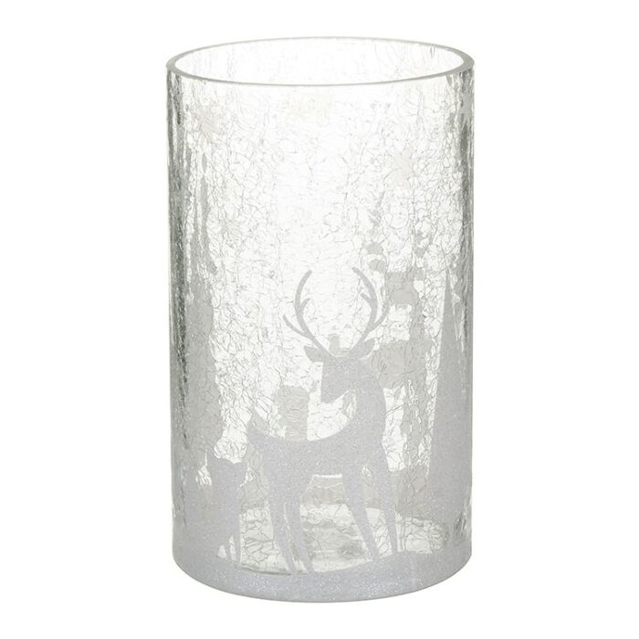 Yankee Candle Arctic Forest Jar Holder - Crackle Glass-1